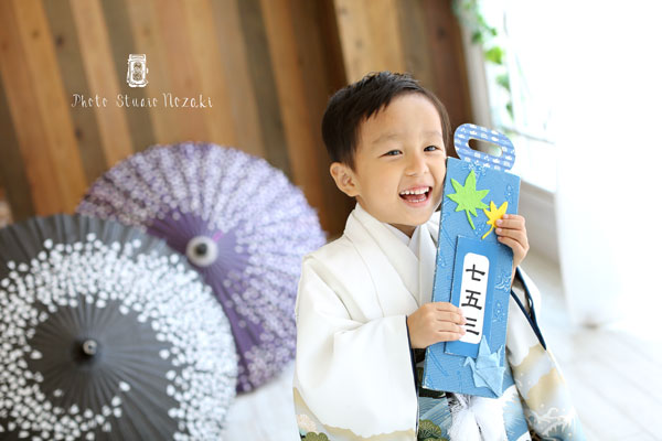 七五三 5歳男の子 フォトスタジオノザキ